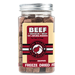 freeze-dried beef + chicken + beetroot 90gr